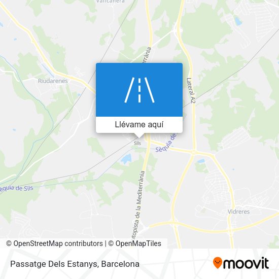 Mapa Passatge Dels Estanys