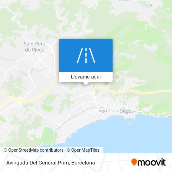 Mapa Avinguda Del General Prim