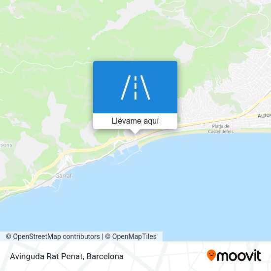 Mapa Avinguda Rat Penat