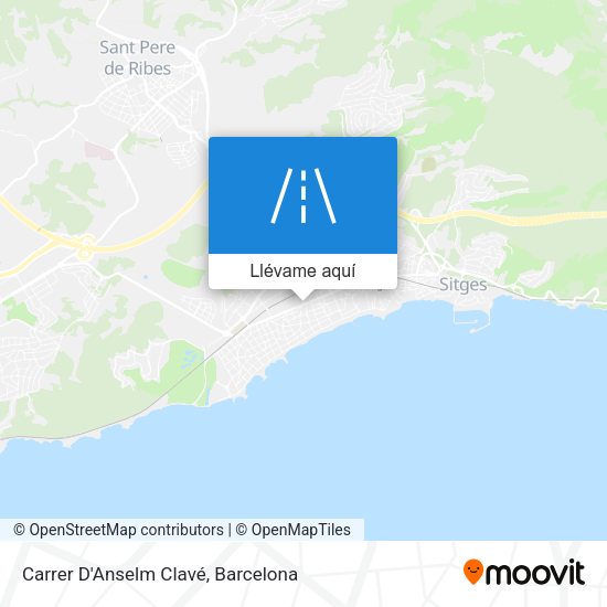 Mapa Carrer D'Anselm Clavé