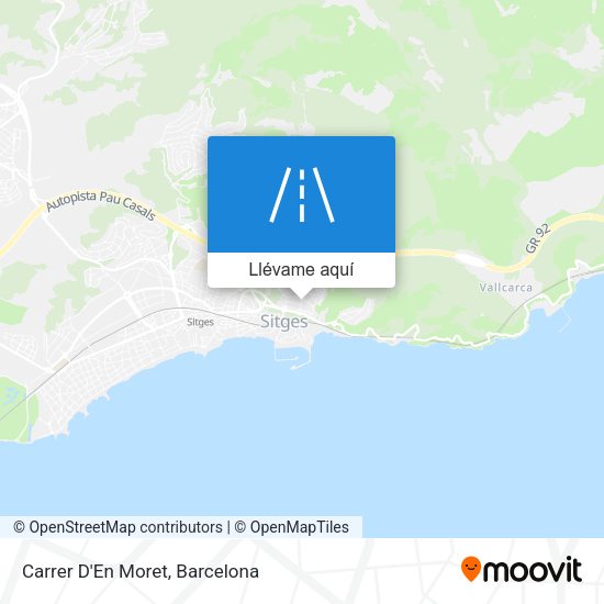Mapa Carrer D'En Moret