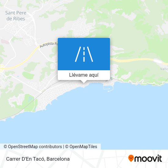 Mapa Carrer D'En Tacó
