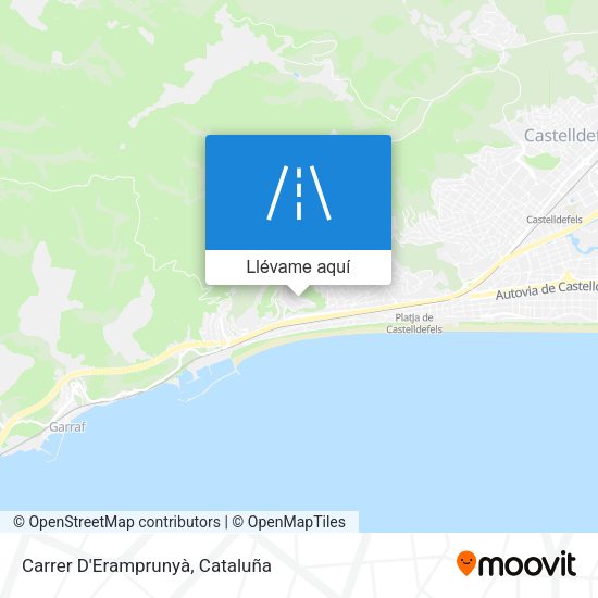 Mapa Carrer D'Eramprunyà