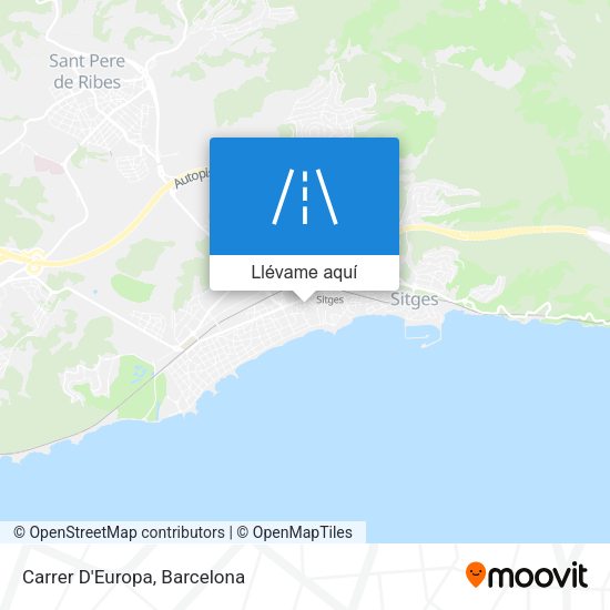 Mapa Carrer D'Europa