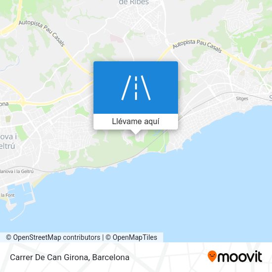 Mapa Carrer De Can Girona