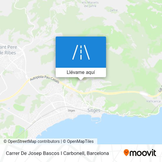 Mapa Carrer De Josep Bascos I Carbonell