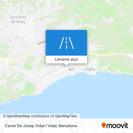 Mapa Carrer De Josep Vidal I Vidal