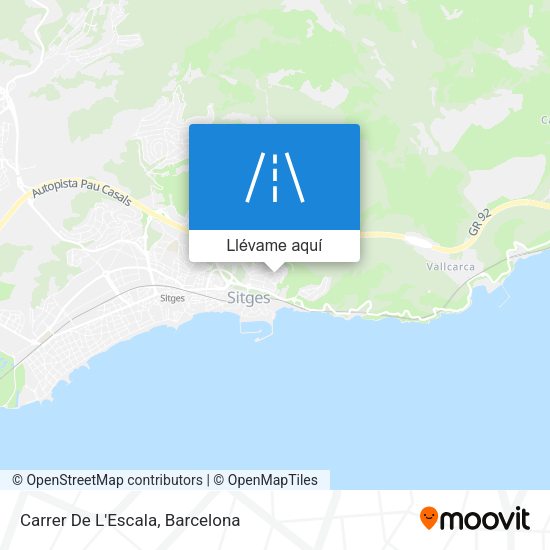 Mapa Carrer De L'Escala