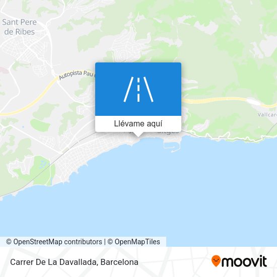 Mapa Carrer De La Davallada