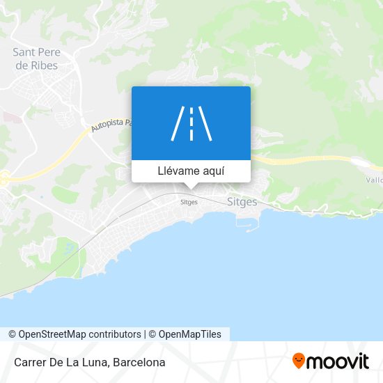 Mapa Carrer De La Luna