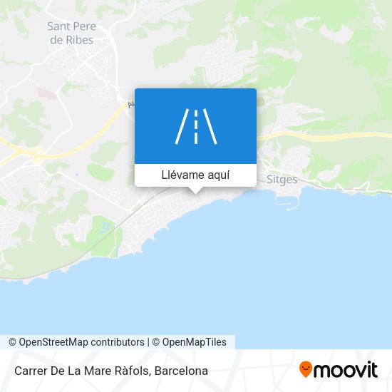 Mapa Carrer De La Mare Ràfols