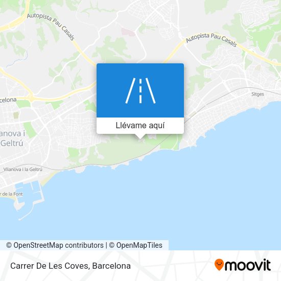 Mapa Carrer De Les Coves
