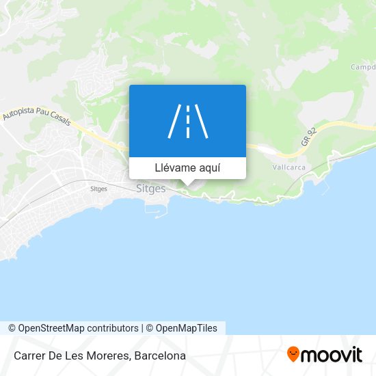 Mapa Carrer De Les Moreres