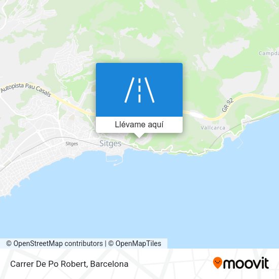 Mapa Carrer De Po Robert