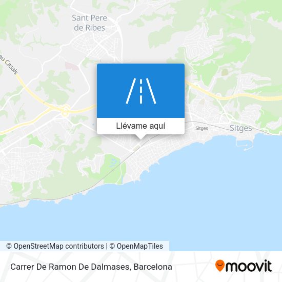 Mapa Carrer De Ramon De Dalmases