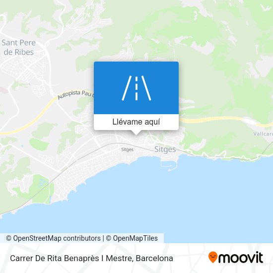 Mapa Carrer De Rita Benaprès I Mestre