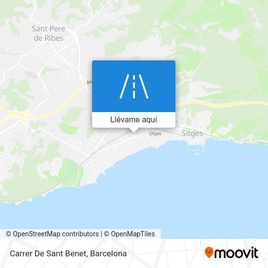Mapa Carrer De Sant Benet