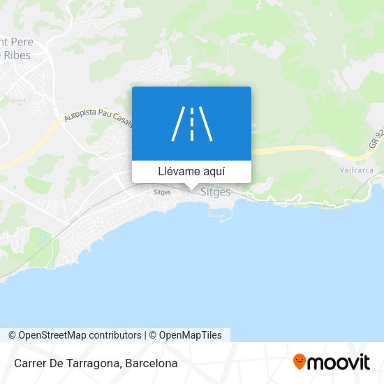Mapa Carrer De Tarragona