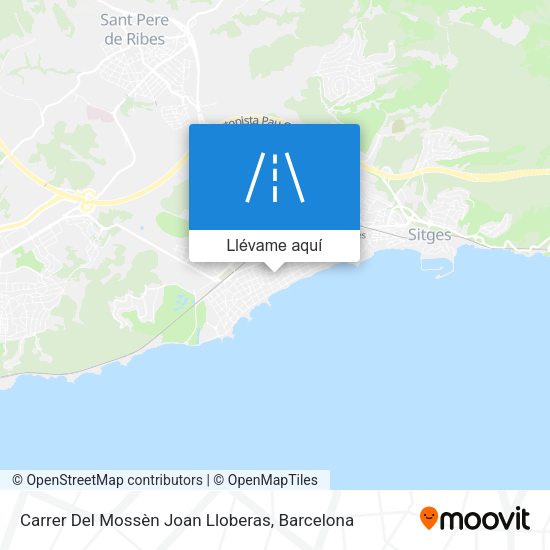 Mapa Carrer Del Mossèn Joan Lloberas