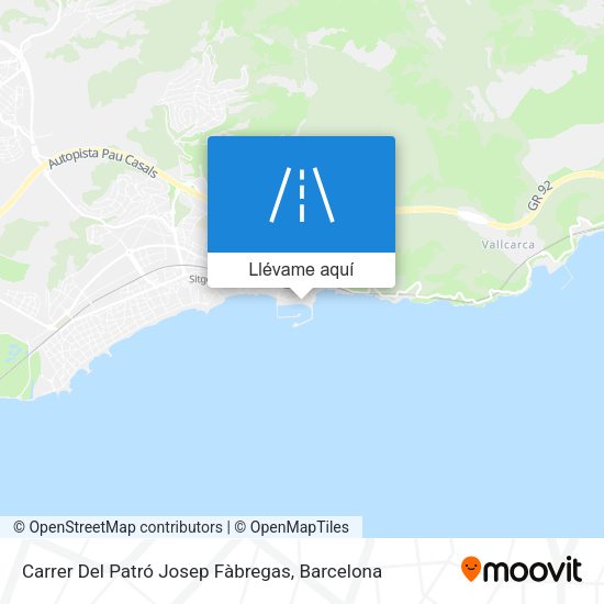 Mapa Carrer Del Patró Josep Fàbregas