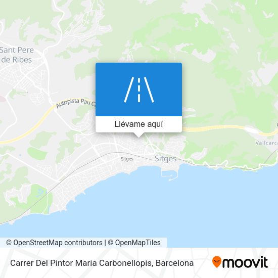 Mapa Carrer Del Pintor Maria Carbonellopis