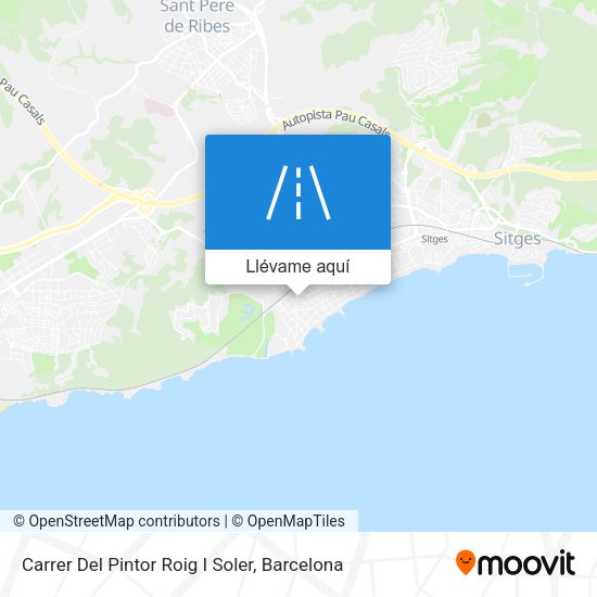 Mapa Carrer Del Pintor Roig I Soler