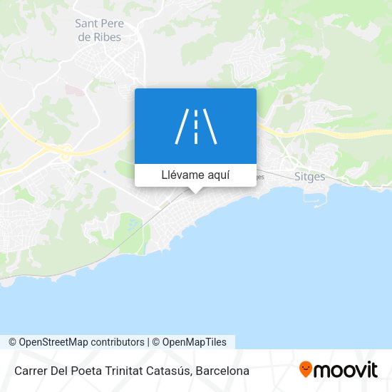Mapa Carrer Del Poeta Trinitat Catasús