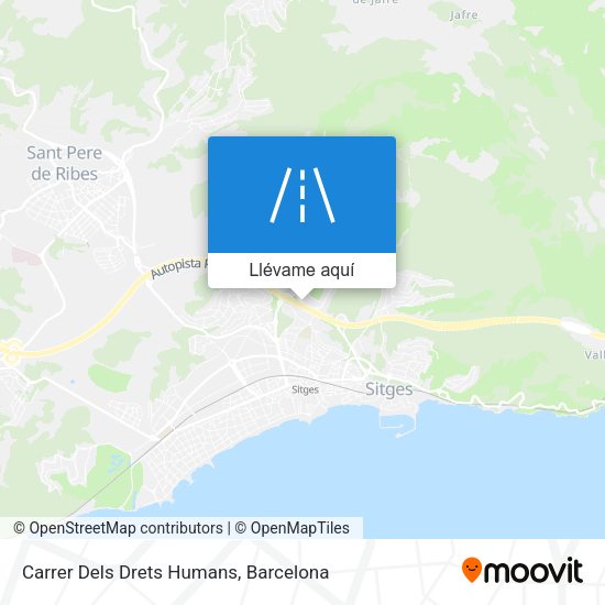 Mapa Carrer Dels Drets Humans