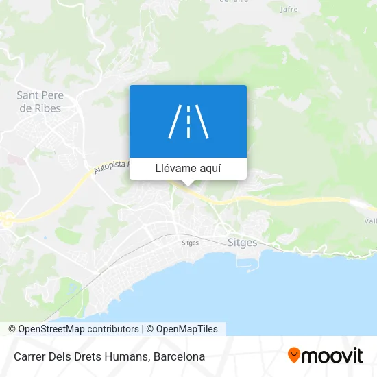 Mapa Carrer Dels Drets Humans