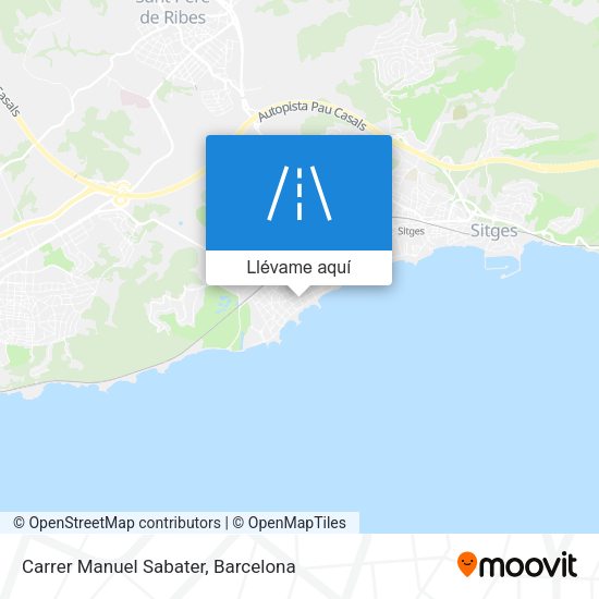 Mapa Carrer Manuel Sabater