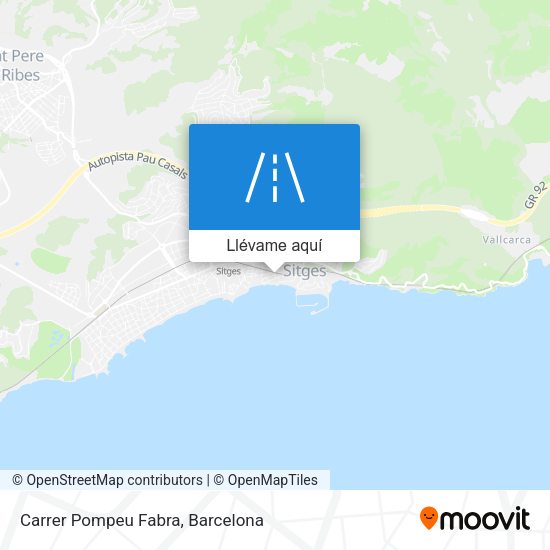 Mapa Carrer Pompeu Fabra
