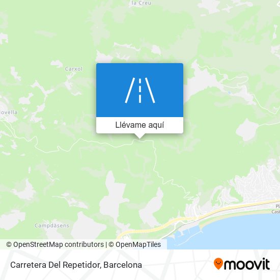 Mapa Carretera Del Repetidor