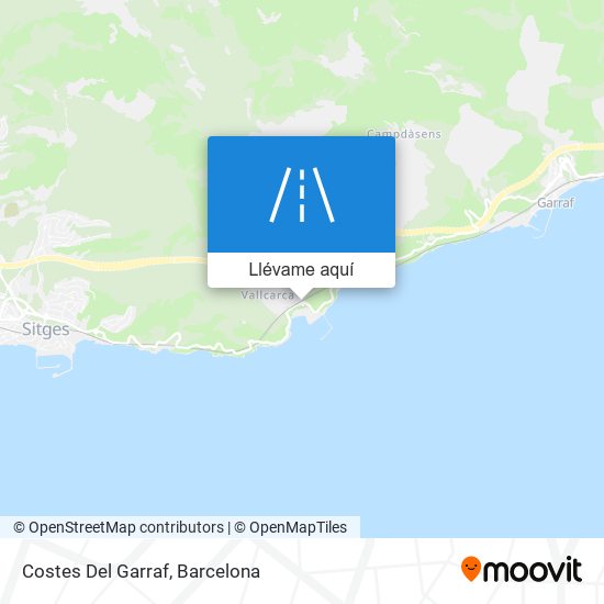 Mapa Costes Del Garraf