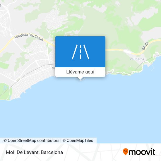 Mapa Moll De Levant