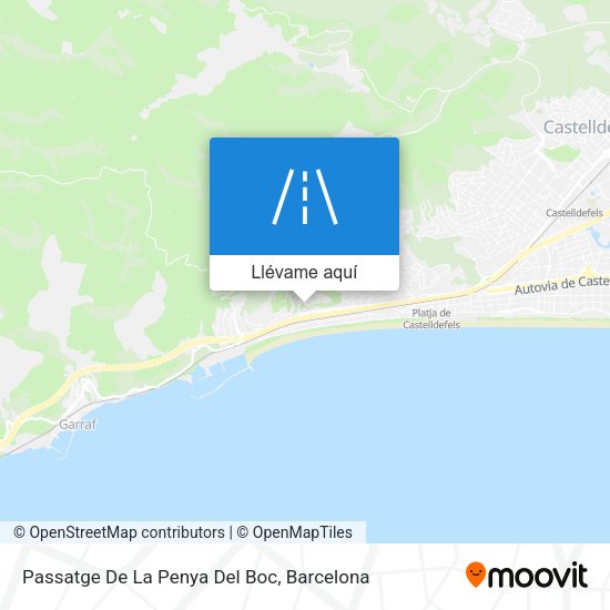 Mapa Passatge De La Penya Del Boc