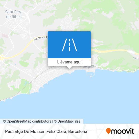 Mapa Passatge De Mossén Félix Clara