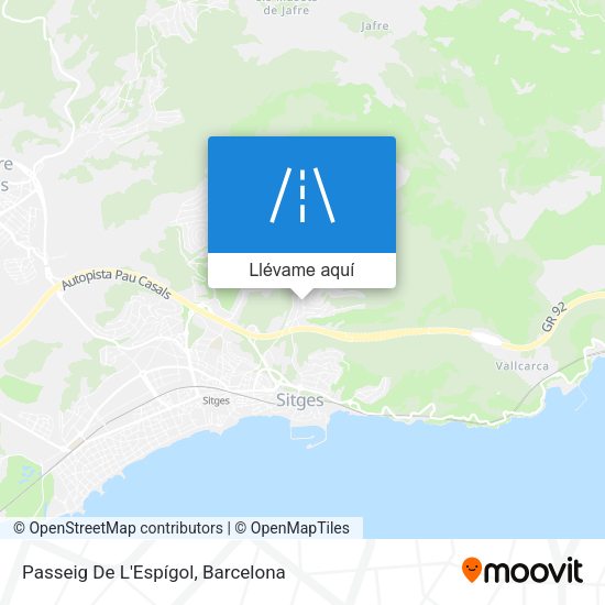 Mapa Passeig De L'Espígol