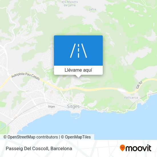 Mapa Passeig Del Coscoll