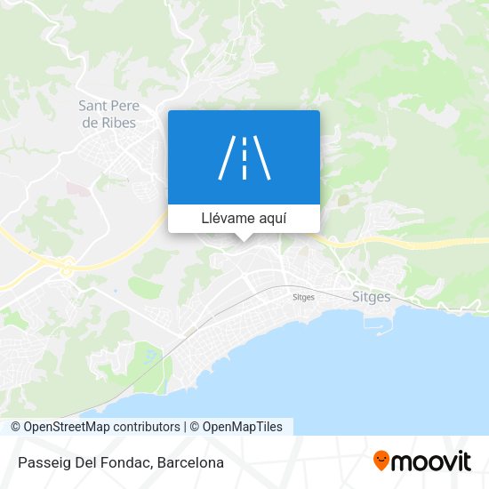 Mapa Passeig Del Fondac