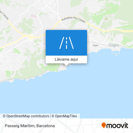 Mapa Passeig Marítim