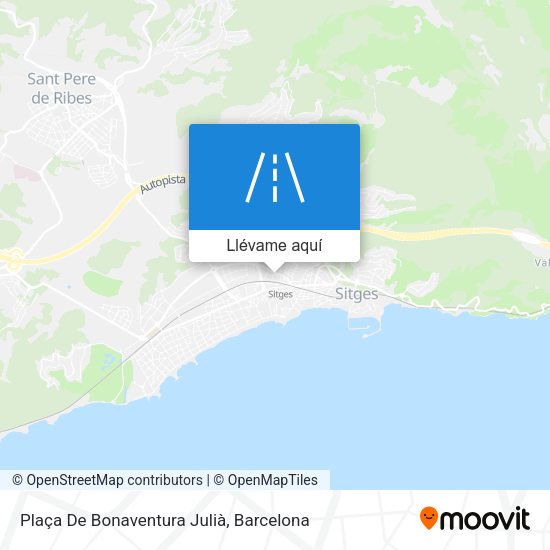 Mapa Plaça De Bonaventura Julià