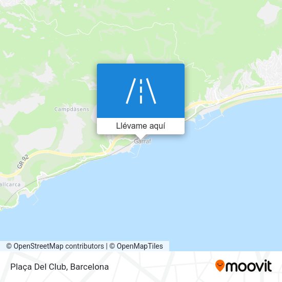 Mapa Plaça Del Club