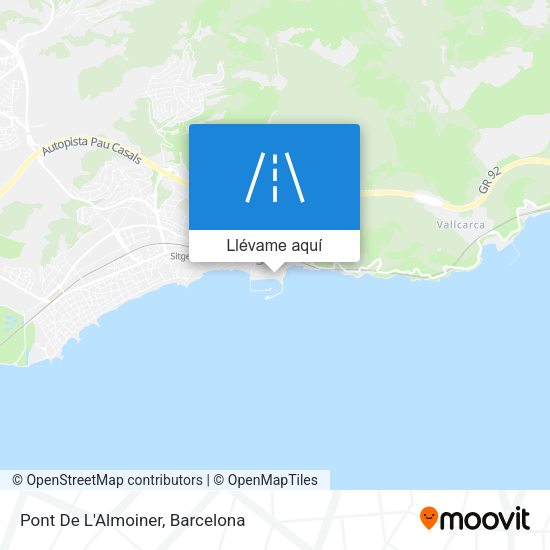 Mapa Pont De L'Almoiner