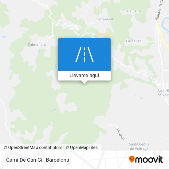 Mapa Camí De Can Gil