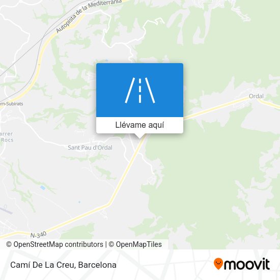 Mapa Camí De La Creu