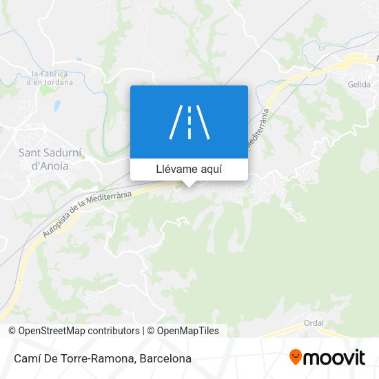 Mapa Camí De Torre-Ramona