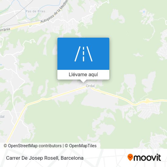 Mapa Carrer De Josep Rosell