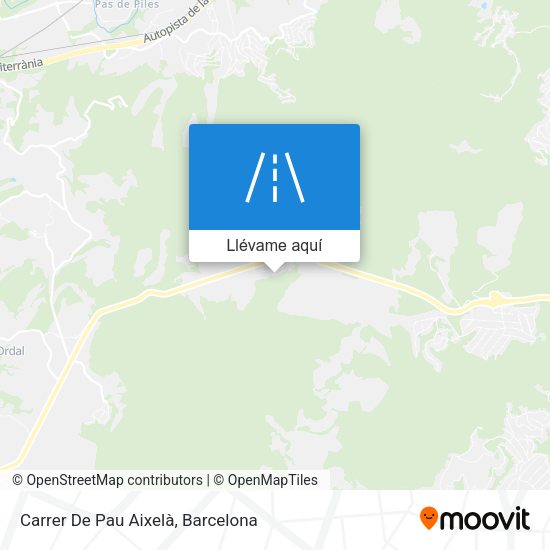 Mapa Carrer De Pau Aixelà