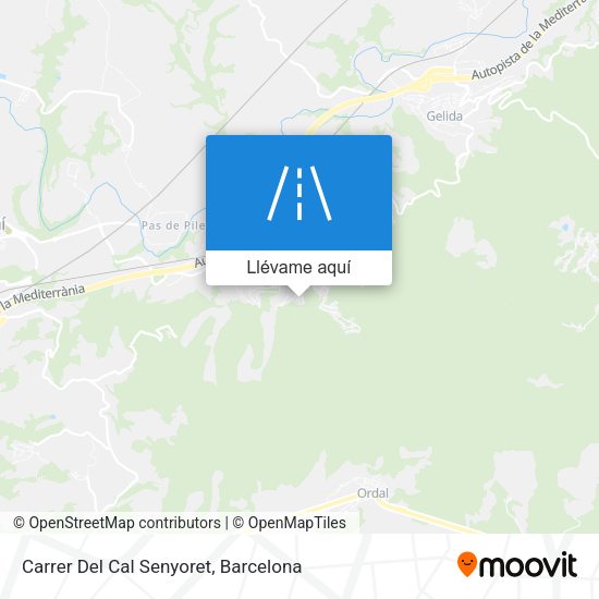 Mapa Carrer Del Cal Senyoret