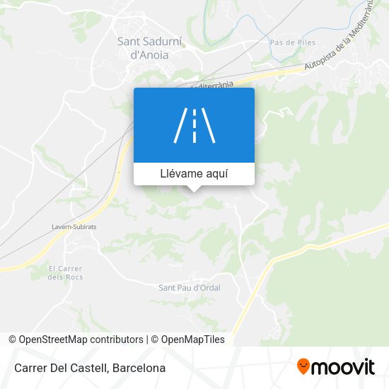 Mapa Carrer Del Castell